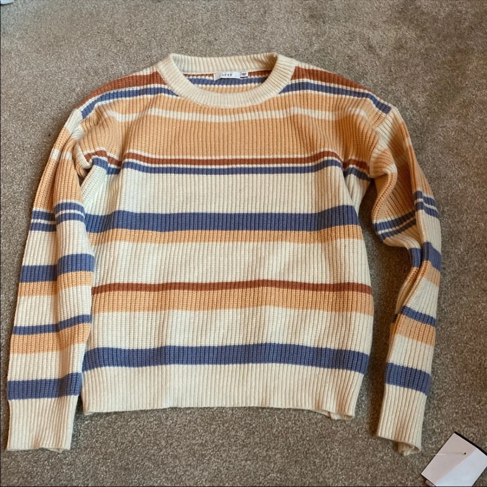 Lush Tidal wave striped sweater